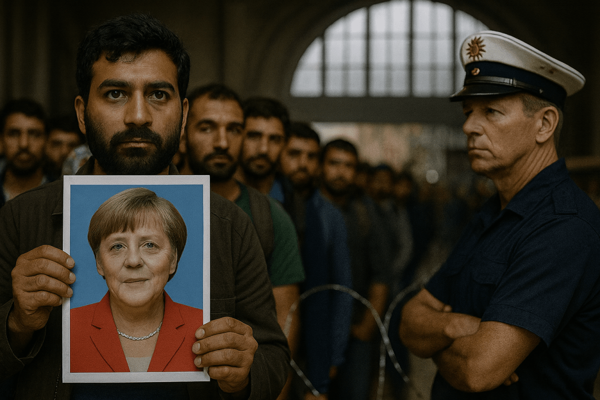 Ikone Merkel – eine Reportage als&nbsp;Prozession